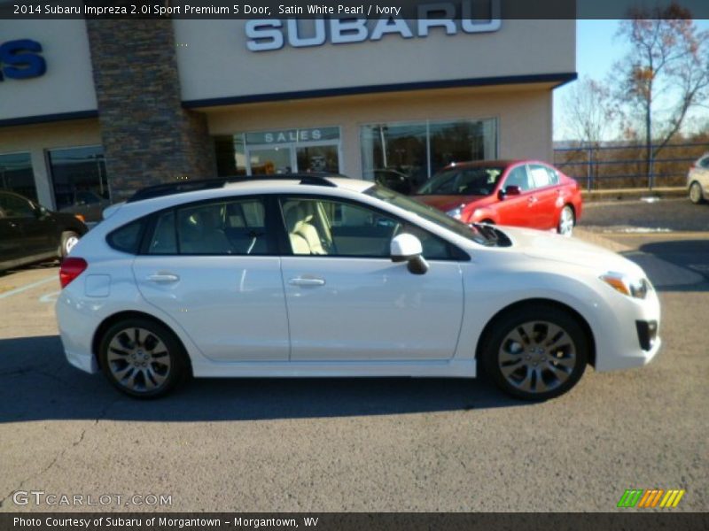 Satin White Pearl / Ivory 2014 Subaru Impreza 2.0i Sport Premium 5 Door