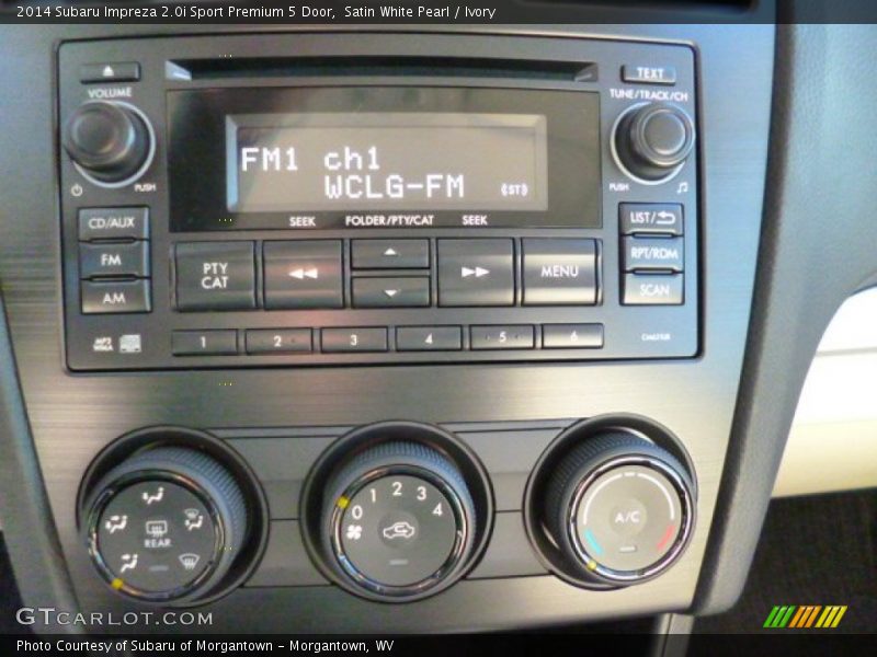 Audio System of 2014 Impreza 2.0i Sport Premium 5 Door