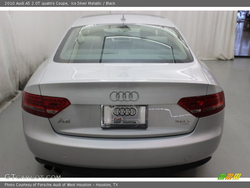 Ice Silver Metallic / Black 2010 Audi A5 2.0T quattro Coupe