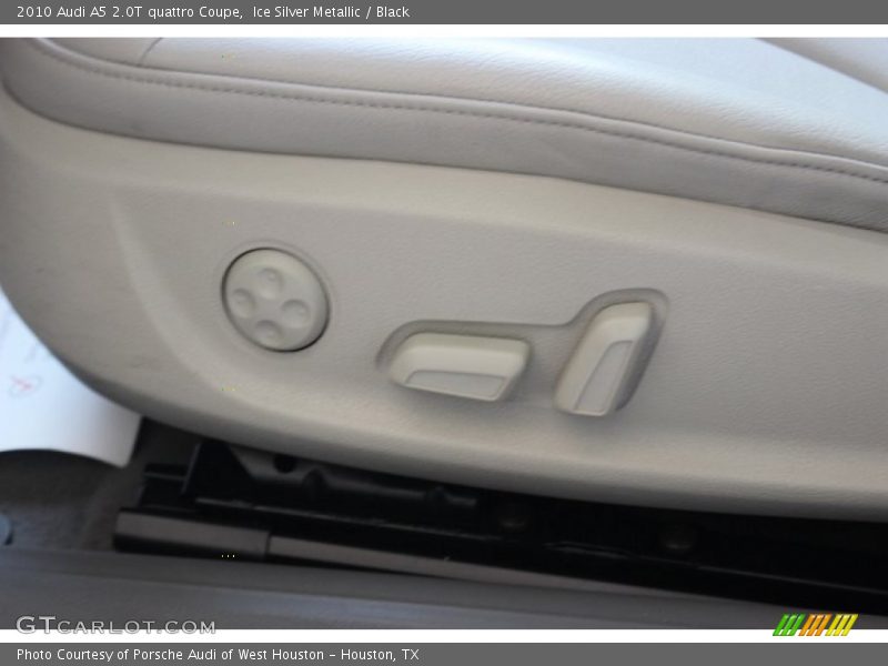 Ice Silver Metallic / Black 2010 Audi A5 2.0T quattro Coupe