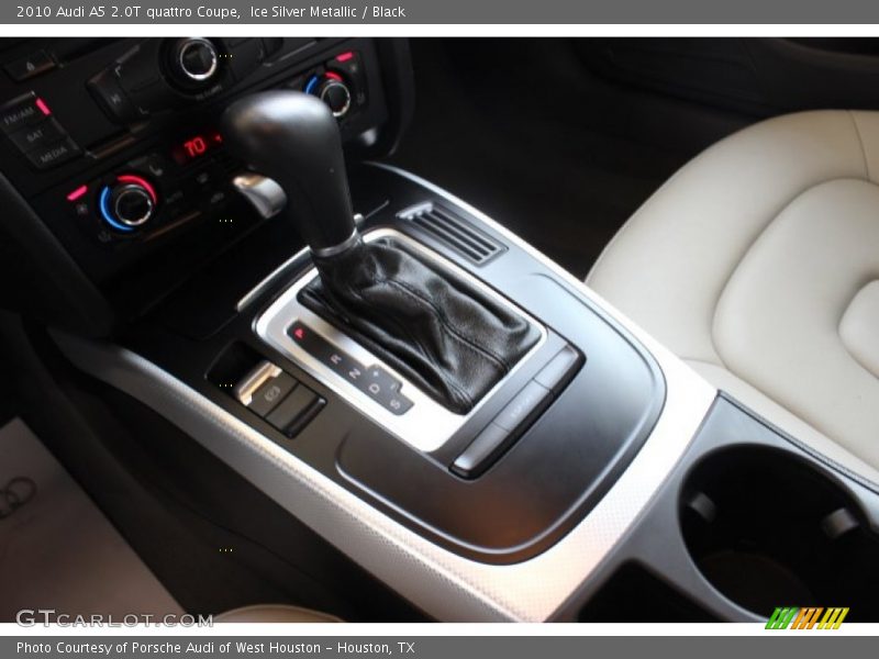 Ice Silver Metallic / Black 2010 Audi A5 2.0T quattro Coupe