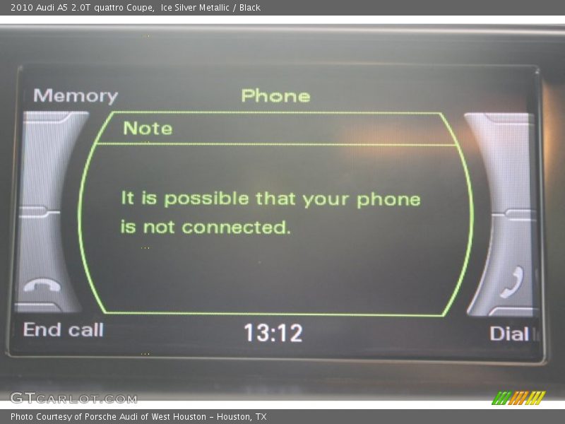 Ice Silver Metallic / Black 2010 Audi A5 2.0T quattro Coupe