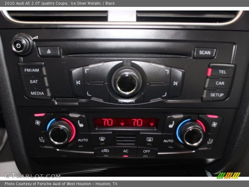 Ice Silver Metallic / Black 2010 Audi A5 2.0T quattro Coupe
