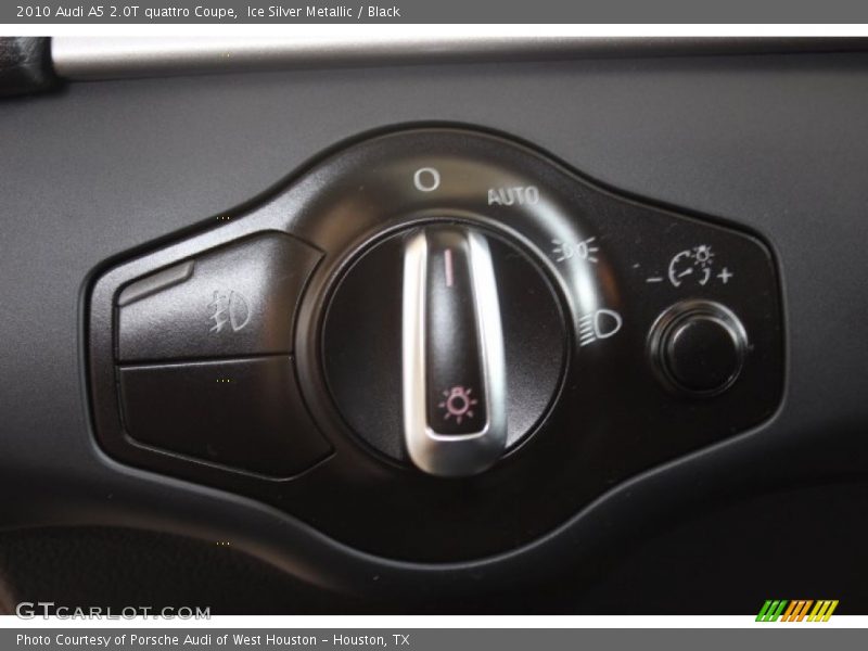 Ice Silver Metallic / Black 2010 Audi A5 2.0T quattro Coupe