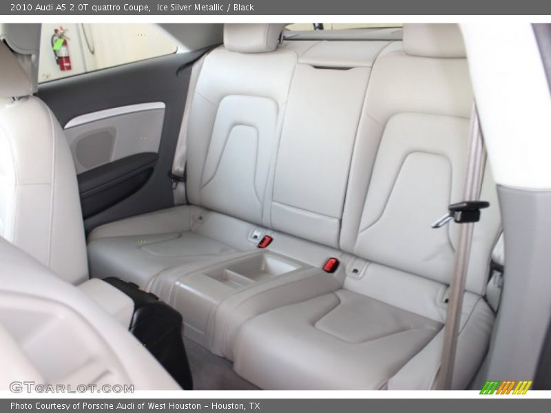 Ice Silver Metallic / Black 2010 Audi A5 2.0T quattro Coupe