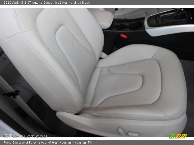 Ice Silver Metallic / Black 2010 Audi A5 2.0T quattro Coupe