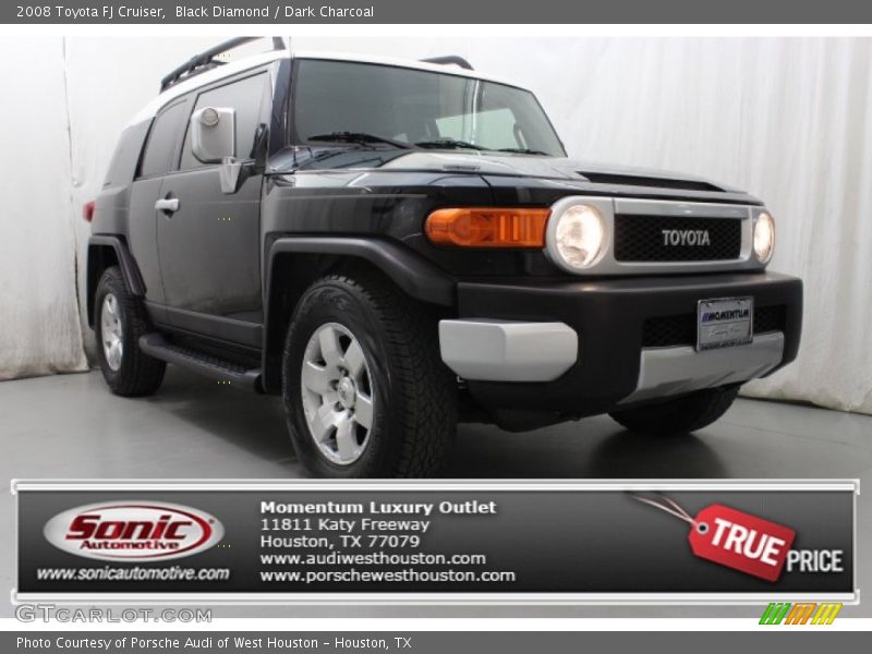 Black Diamond / Dark Charcoal 2008 Toyota FJ Cruiser