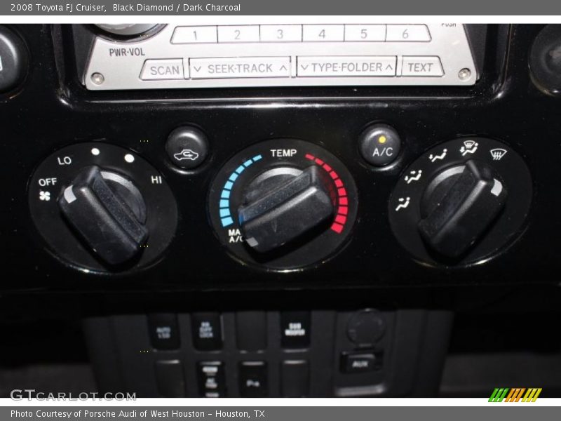 Black Diamond / Dark Charcoal 2008 Toyota FJ Cruiser