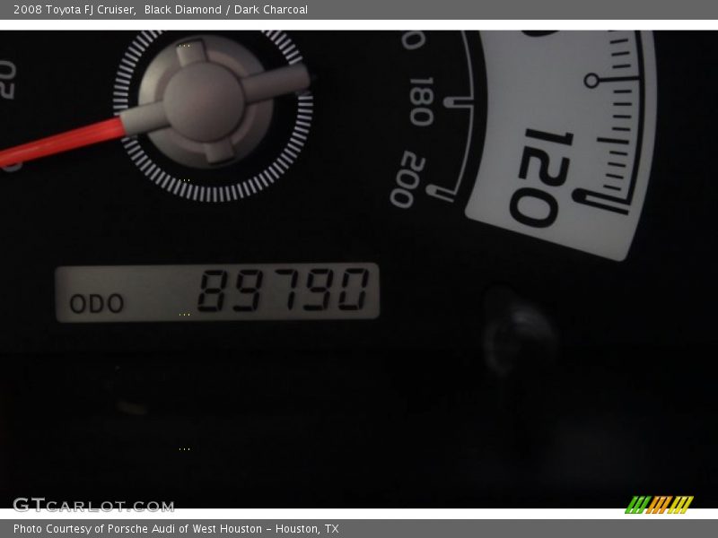 Black Diamond / Dark Charcoal 2008 Toyota FJ Cruiser