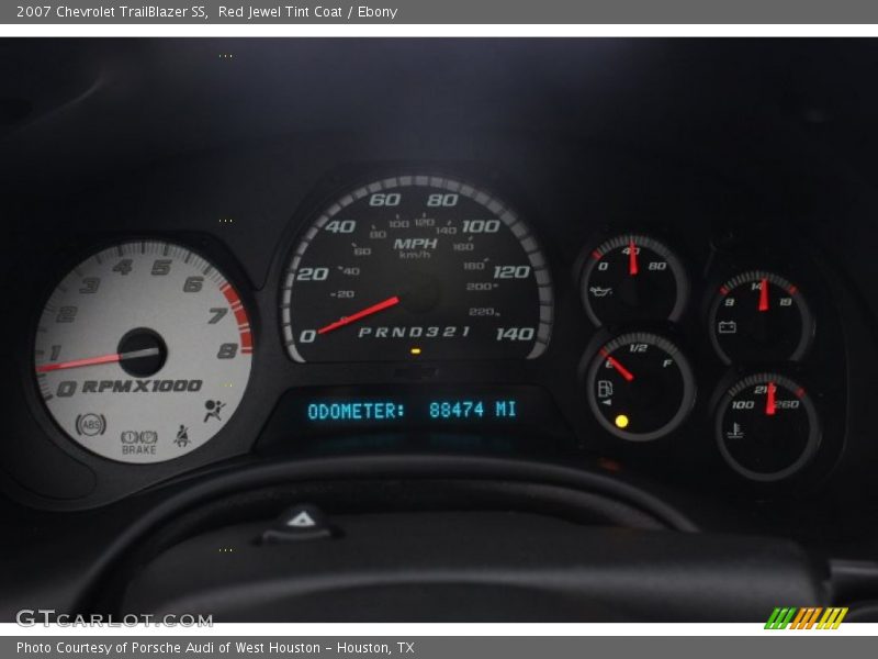 Red Jewel Tint Coat / Ebony 2007 Chevrolet TrailBlazer SS