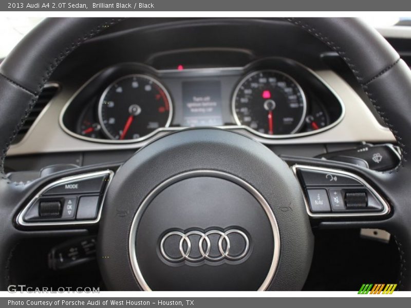 Brilliant Black / Black 2013 Audi A4 2.0T Sedan