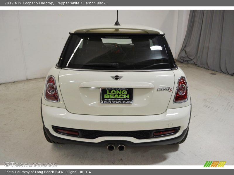 Pepper White / Carbon Black 2012 Mini Cooper S Hardtop
