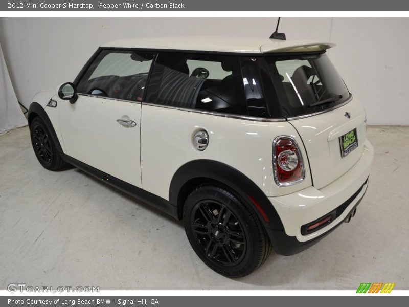 Pepper White / Carbon Black 2012 Mini Cooper S Hardtop