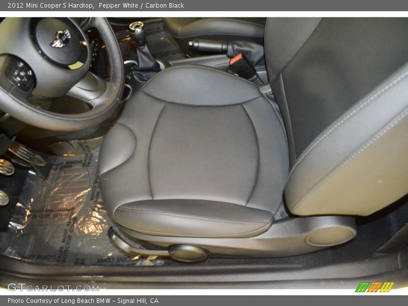 Pepper White / Carbon Black 2012 Mini Cooper S Hardtop