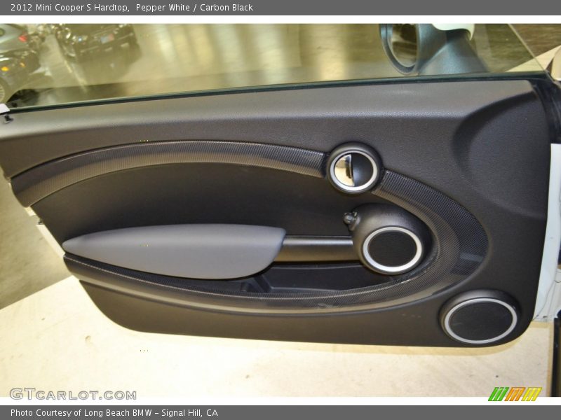 Pepper White / Carbon Black 2012 Mini Cooper S Hardtop