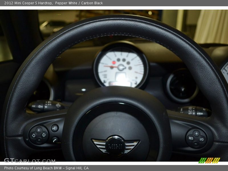 Pepper White / Carbon Black 2012 Mini Cooper S Hardtop