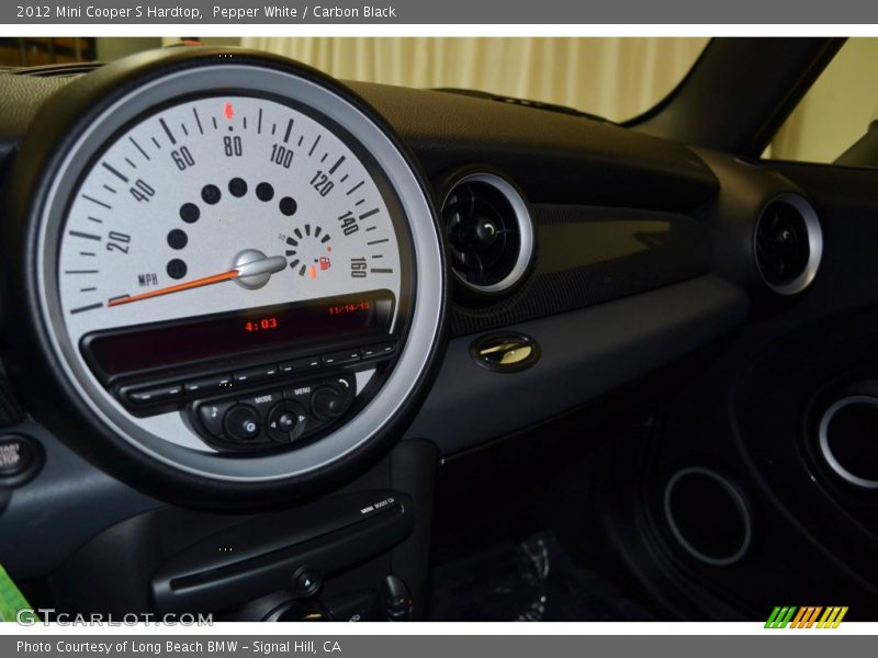Pepper White / Carbon Black 2012 Mini Cooper S Hardtop