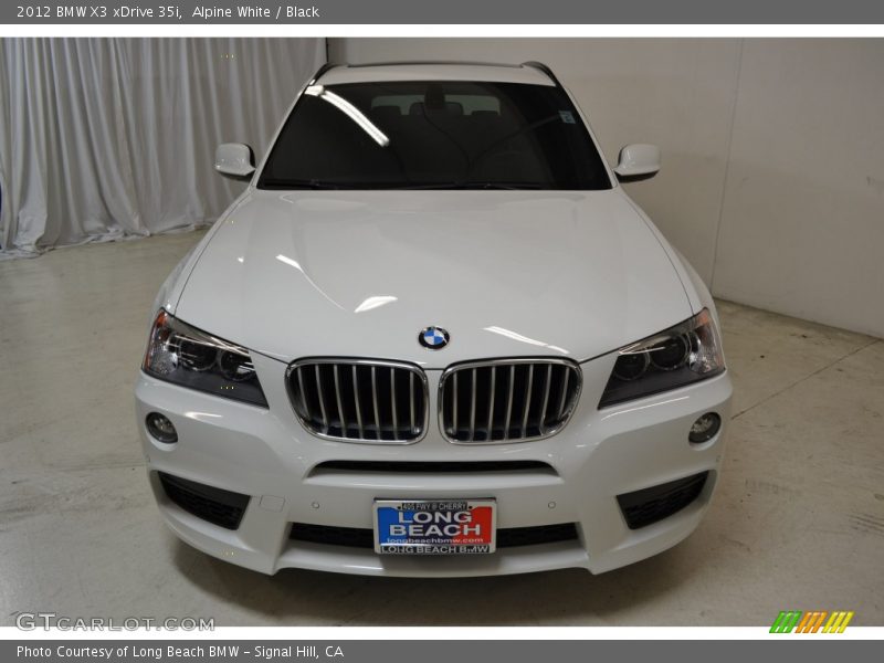 Alpine White / Black 2012 BMW X3 xDrive 35i
