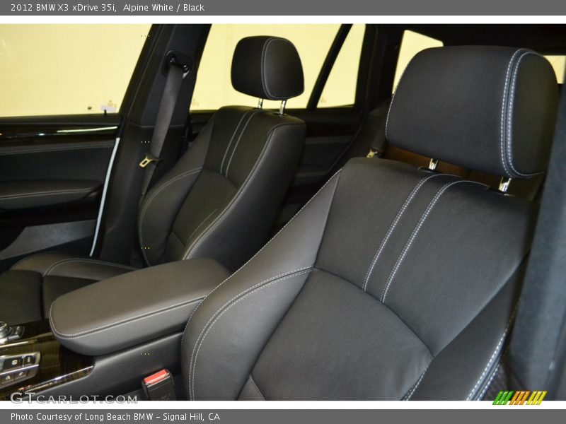 Alpine White / Black 2012 BMW X3 xDrive 35i