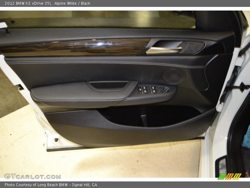 Alpine White / Black 2012 BMW X3 xDrive 35i