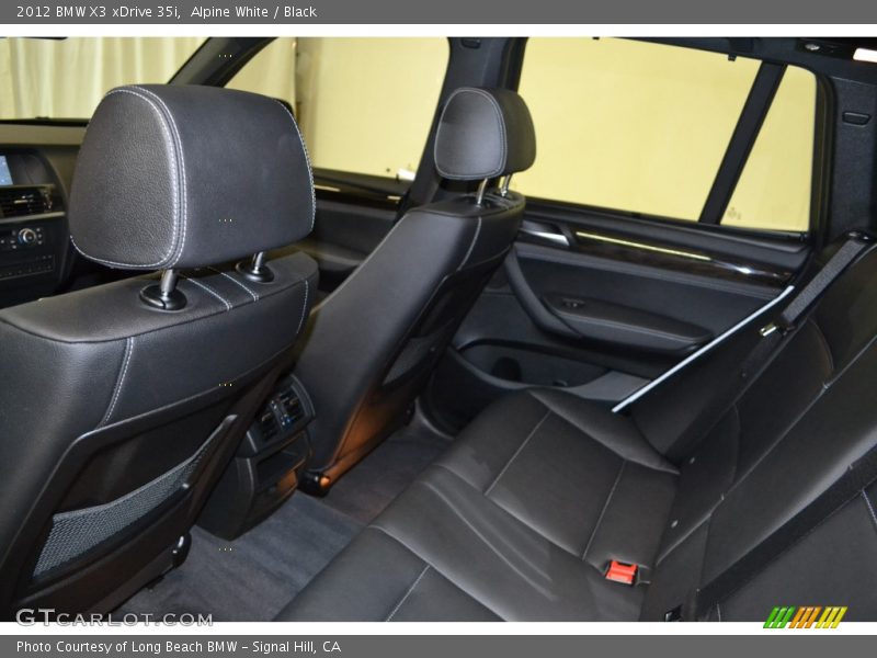 Alpine White / Black 2012 BMW X3 xDrive 35i