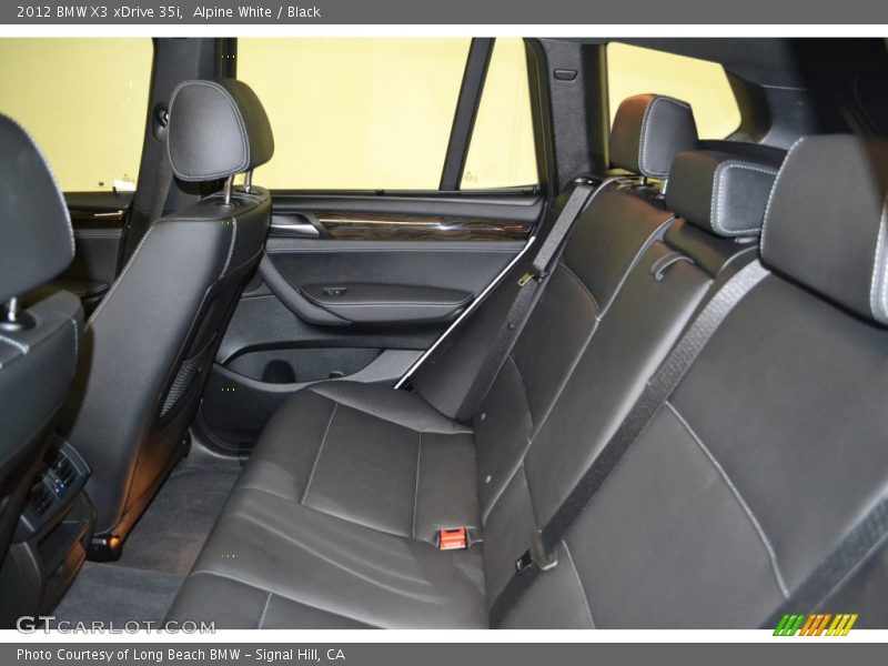 Alpine White / Black 2012 BMW X3 xDrive 35i