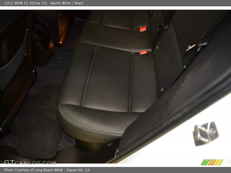 Alpine White / Black 2012 BMW X3 xDrive 35i