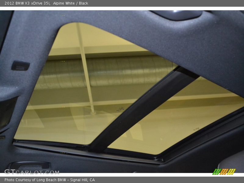 Alpine White / Black 2012 BMW X3 xDrive 35i
