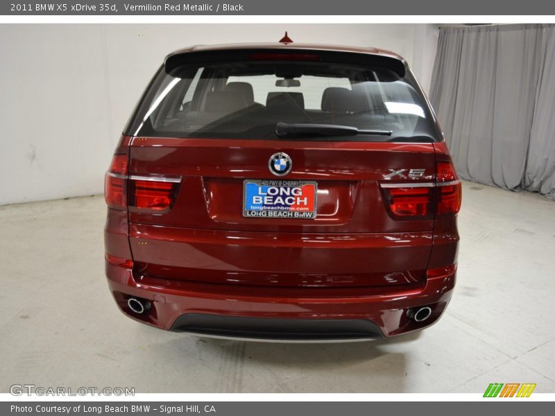 Vermilion Red Metallic / Black 2011 BMW X5 xDrive 35d