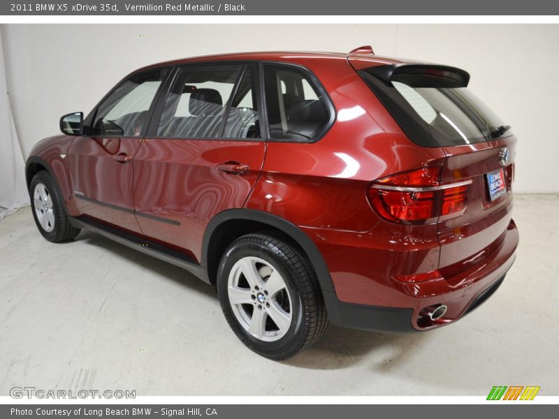 Vermilion Red Metallic / Black 2011 BMW X5 xDrive 35d