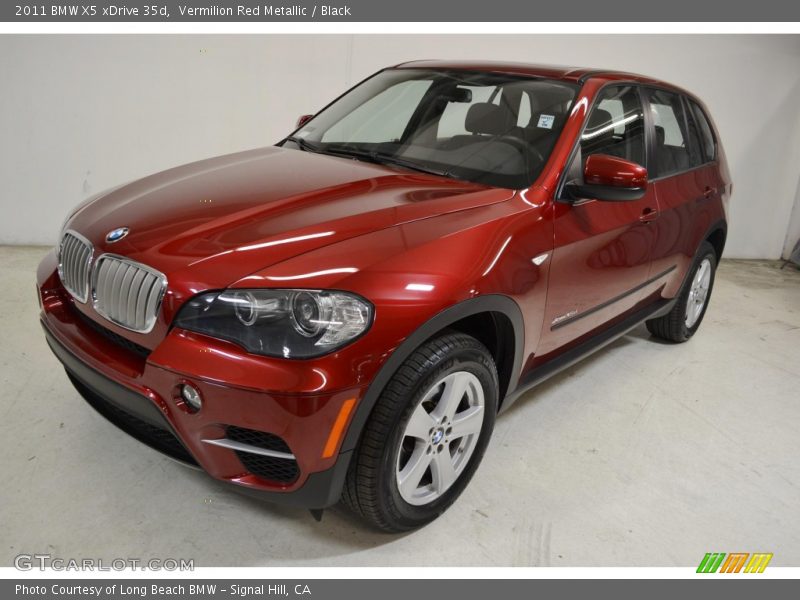 Vermilion Red Metallic / Black 2011 BMW X5 xDrive 35d