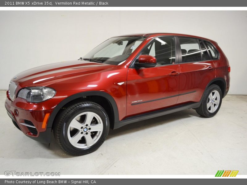 Vermilion Red Metallic / Black 2011 BMW X5 xDrive 35d