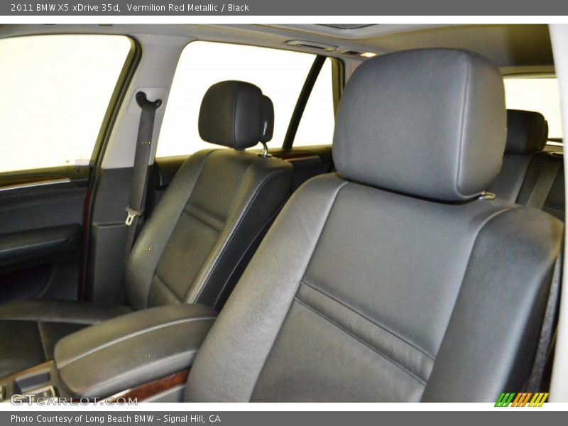 Vermilion Red Metallic / Black 2011 BMW X5 xDrive 35d