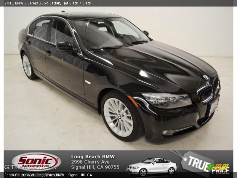 Jet Black / Black 2011 BMW 3 Series 335d Sedan
