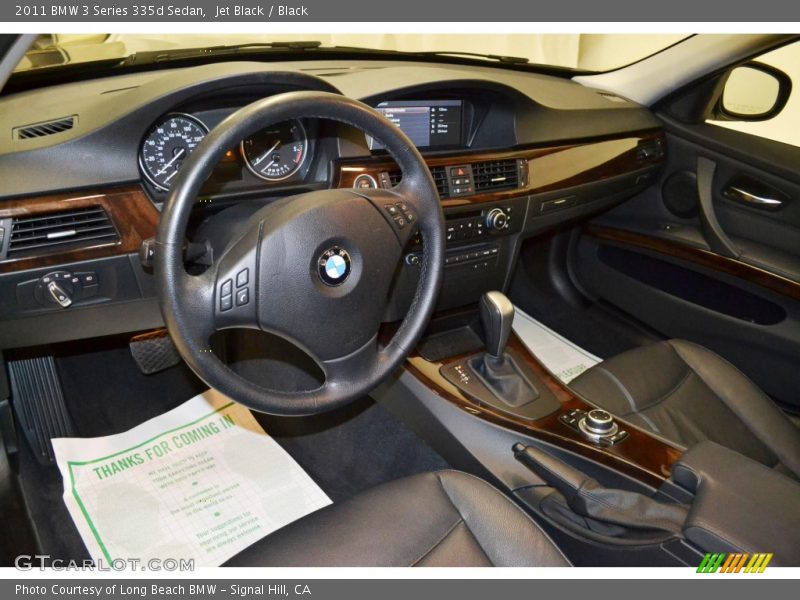 Jet Black / Black 2011 BMW 3 Series 335d Sedan