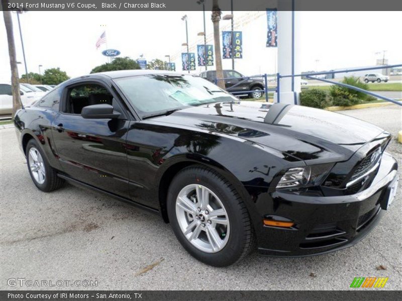 Black / Charcoal Black 2014 Ford Mustang V6 Coupe