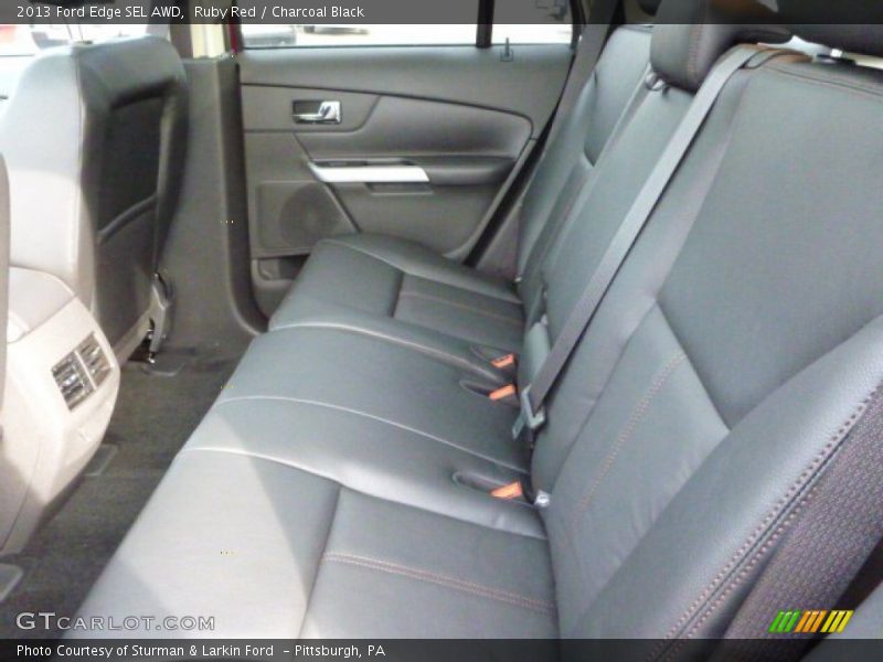 Ruby Red / Charcoal Black 2013 Ford Edge SEL AWD