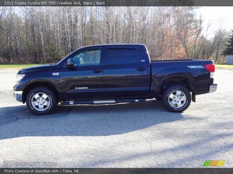 Black / Black 2012 Toyota Tundra SR5 TRD CrewMax 4x4