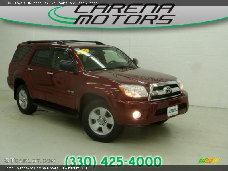 Salsa Red Pearl / Stone 2007 Toyota 4Runner SR5 4x4