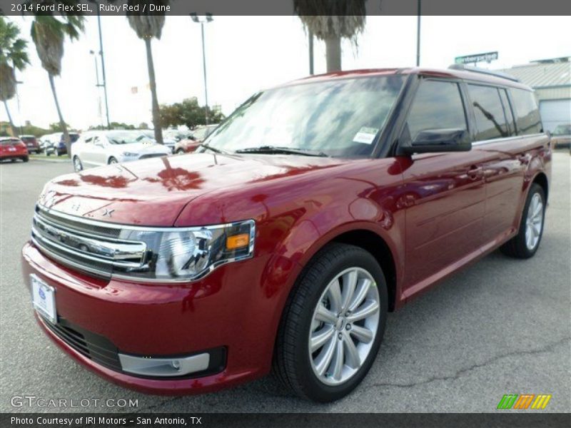 Ruby Red / Dune 2014 Ford Flex SEL