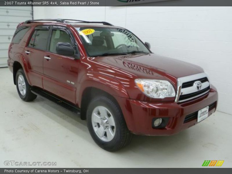 Salsa Red Pearl / Stone 2007 Toyota 4Runner SR5 4x4