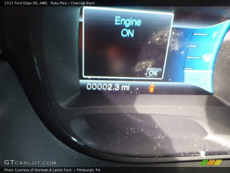 Ruby Red / Charcoal Black 2013 Ford Edge SEL AWD
