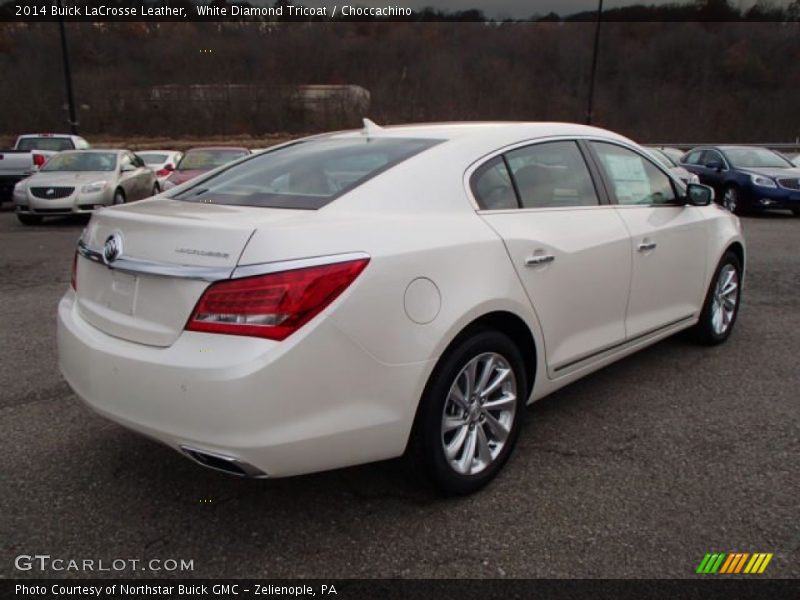White Diamond Tricoat / Choccachino 2014 Buick LaCrosse Leather