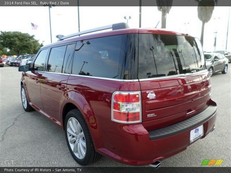 Ruby Red / Dune 2014 Ford Flex SEL