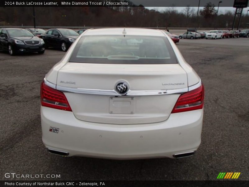 White Diamond Tricoat / Choccachino 2014 Buick LaCrosse Leather