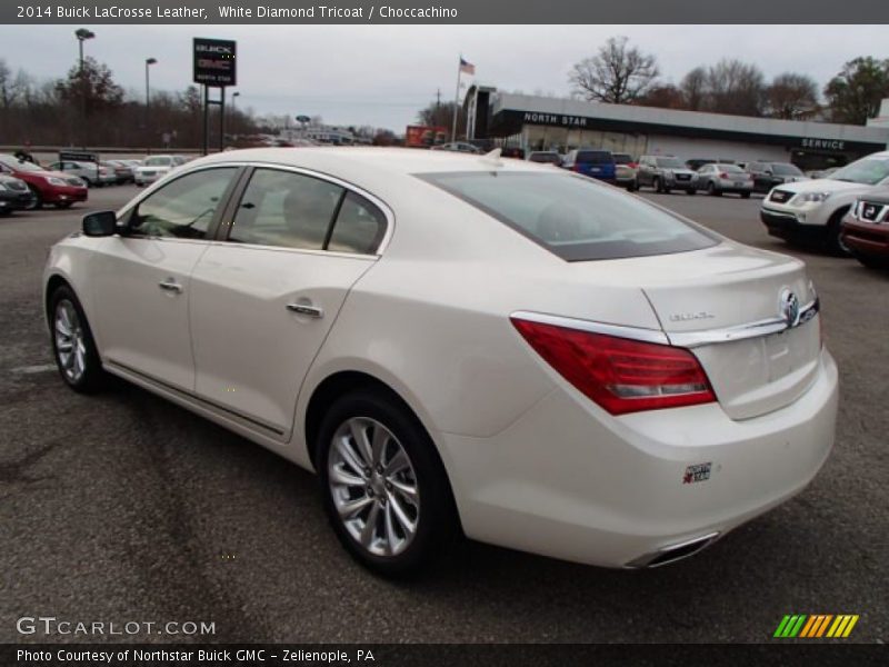 White Diamond Tricoat / Choccachino 2014 Buick LaCrosse Leather