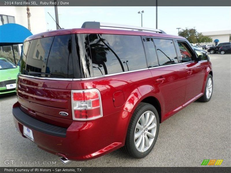 Ruby Red / Dune 2014 Ford Flex SEL