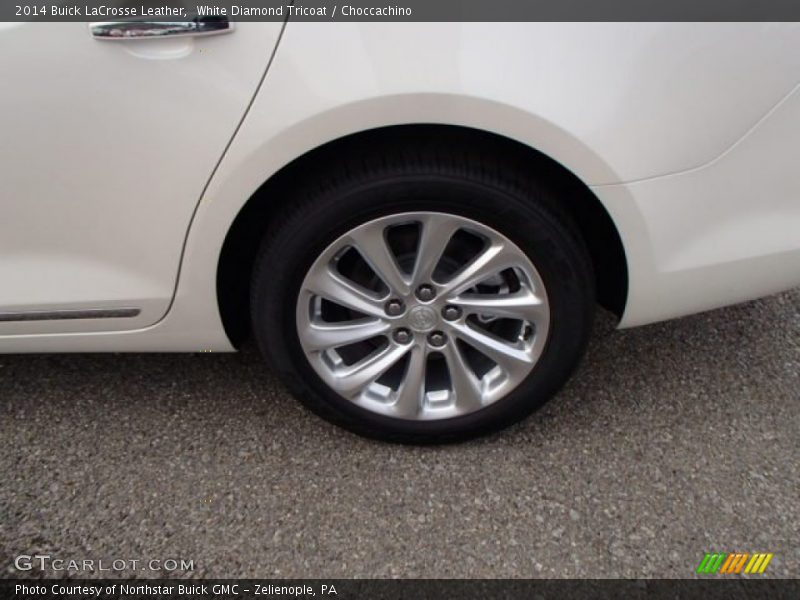 White Diamond Tricoat / Choccachino 2014 Buick LaCrosse Leather