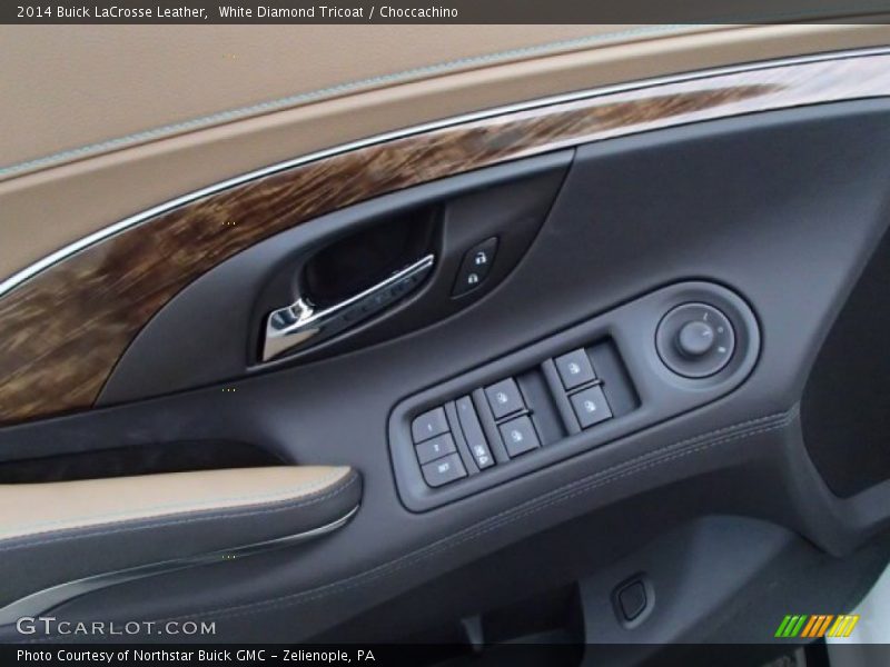 White Diamond Tricoat / Choccachino 2014 Buick LaCrosse Leather
