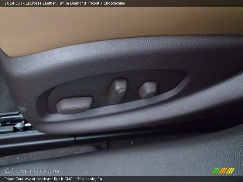 White Diamond Tricoat / Choccachino 2014 Buick LaCrosse Leather